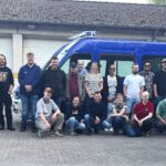 Aus dem Ortsverband Unna-Schwerte trafen sich 13 Ehrenamtliche und weitere Familienmitglieder um 20 Uhr an der Unterkunft in der Florianstraße, um gemeinsam zum Flughafen anzureisen. (Foto: THW)